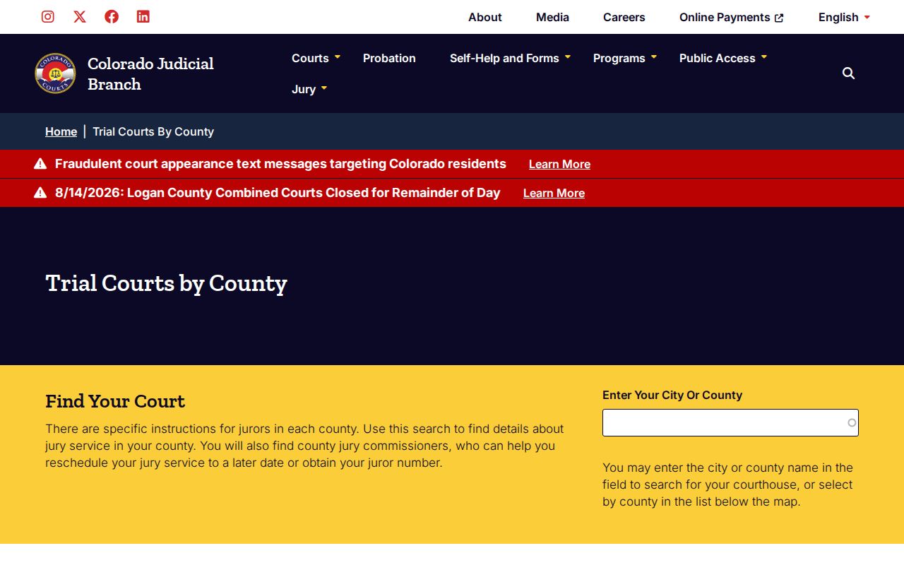 Grand County court docket court jurisdiction overview