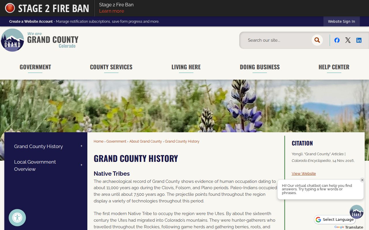 Kremmling court records in official Grand County history context